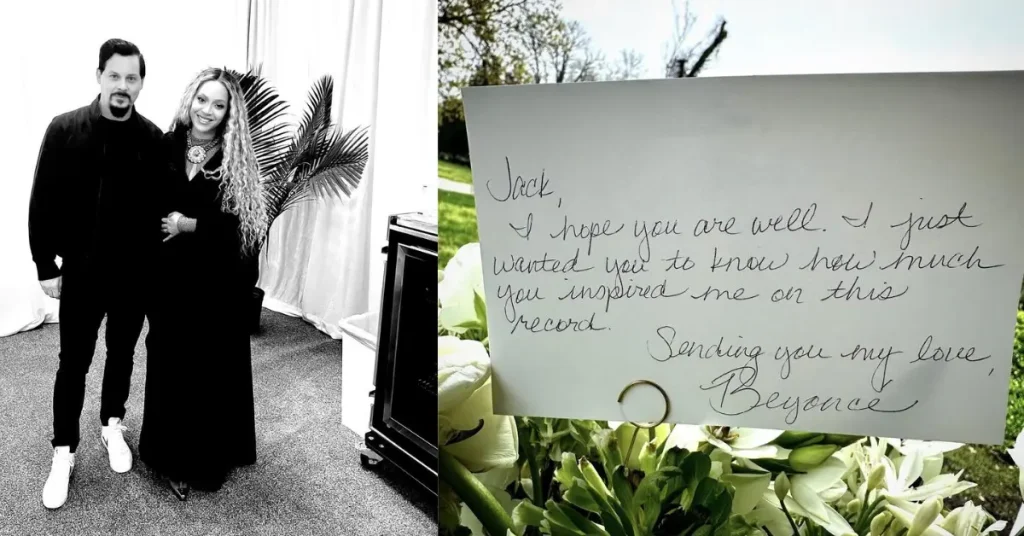 Beyoncé sends Jack White flowers