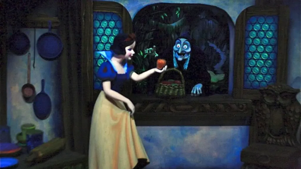 Snow White Scary Adventure at Disney land